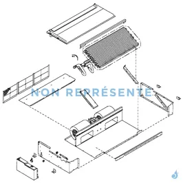 Bouchon de Condensats pour climatisation gainable Atlantic Fujitsu Réf. 898223 2