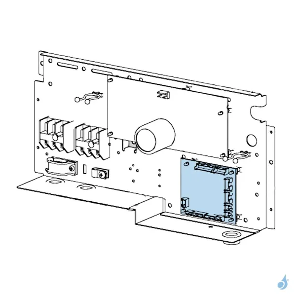 Platine régulation pour climatisation Atlantic Fujitsu ARYF12LALU Réf. 898224