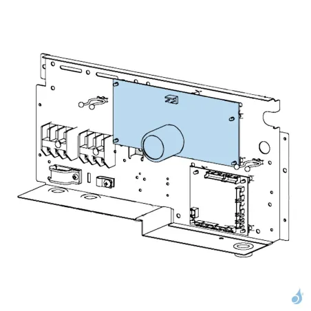 Platine Alimentation pour gainable Atlantic Fujitsu Réf. 891829