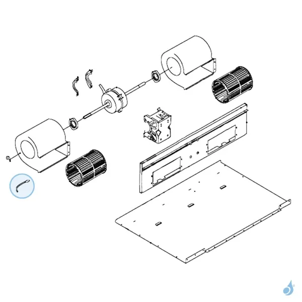 Sonde Reprise pour climatisation gainable Atlantic Fujitsu Réf. 899837