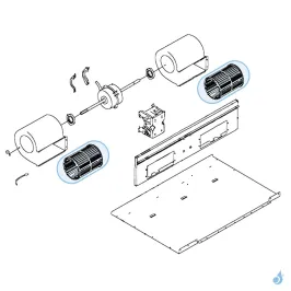 Turbine pour climatisation gainable Atlantic Fujitsu Réf. 890818 2