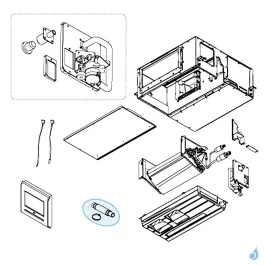 Adaptateur Condensats & Collier pour gainable Atlantic Fujitsu Réf. 897399 2