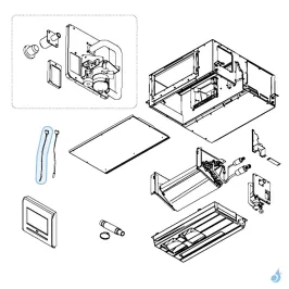 Sonde Reprise pour climatisation gainable Atlantic Fujitsu Réf. 897142 2