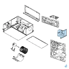 Bobine d'arrêt pour climatisation gainable Atlantic Fujitsu Réf. 897205 2