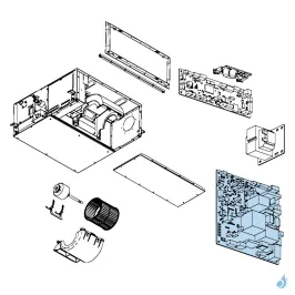 Platine Alimentation pour climatisation gainable Atlantic Fujitsu Réf. 897204 2