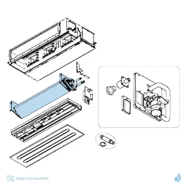 Évaporateur Complet pour gainable Atlantic Fujitsu ARYG36/45/54LHTB Réf. 897161