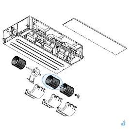 Turbine pour climatisation gainable Atlantic Fujitsu Réf. 897163 2