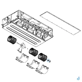 Silentbloc Turbine pour climatisation gainable Atlantic Fujitsu Réf. 899564 2