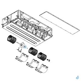Silentbloc Axe Turbine pour climatisation gainable Atlantic Fujitsu Réf. 897165 2