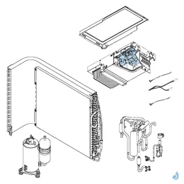 Platine Régulation pour unité extérieure Atlantic Fujitsu AOYG24LBCA Réf. 897197 2