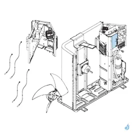Platine Régulation pour unité extérieure Atlantic Fujitsu AOYG36LBTA Réf. 897121 2