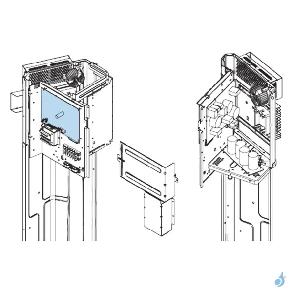 Platine Régulation pour unité extérieure Atlantic Fujitsu AOYG54LBTA Réf. 897137