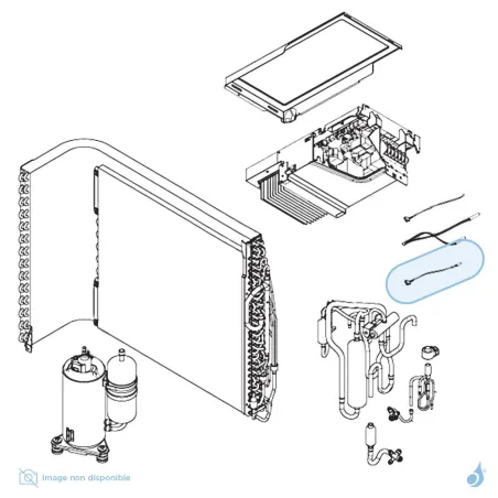 Sonde Compresseur pour unité Atlantic Fujitsu Réf. 898943