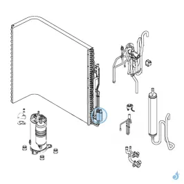 Filtre Tamis pour unité extérieure Atlantic Fujitsu Réf. 897292 2