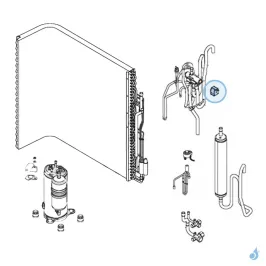 Bobine Vanne 4 Voies pour unité extérieure Atlantic Fujitsu Réf. 897243 2
