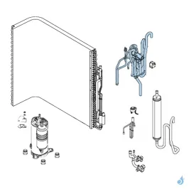 Vanne 4 Voies pour unité extérieure Atlantic Fujitsu Réf. 897129 2