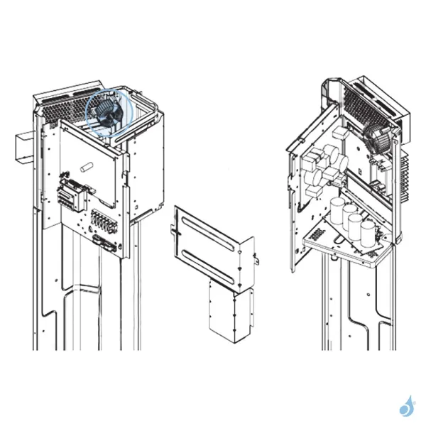 Bobine d'arrêt pour unité extérieure Atlantic Fujitsu Réf. 898675