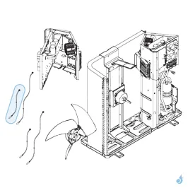 Sonde Refoulement pour unité extérieure Atlantic Fujitsu Réf. 897359 2