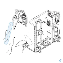 Sonde Refoulement pour unité extérieure Atlantic Fujitsu Réf. 897355 2