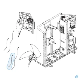 Sonde Compresseur pour unité extérieure Atlantic Fujitsu Réf. 898424 2