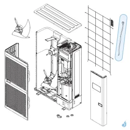 Sonde Extérieure pour unité extérieure Atlantic Fujitsu Réf. 898677 2
