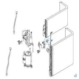 Bypass A pour unité extérieure Atlantic Fujitsu Réf. 897141 2