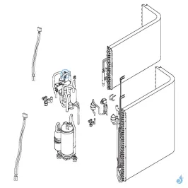 Capteur de Pression pour unité extérieure Atlantic Fujitsu Réf. 898668 2