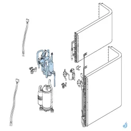 Vanne 4 Voies pour unité extérieure Atlantic Fujitsu Réf. 898664 2
