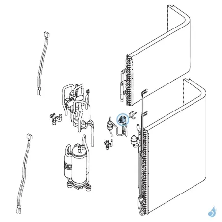 Bobine Détendeur pour unité extérieure Atlantic Fujitsu Réf. 898379