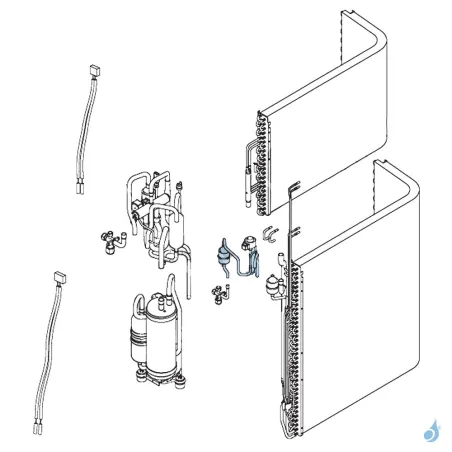 Détendeur pour unité extérieure Atlantic Fujitsu Réf. 898670