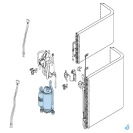 Compresseur pour unité extérieure Atlantic Fujitsu Réf. 898669 2