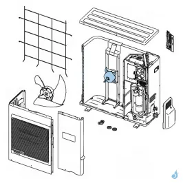 Moteur Ventilation pour unité extérieure Atlantic Fujitsu Réf. 897307 2