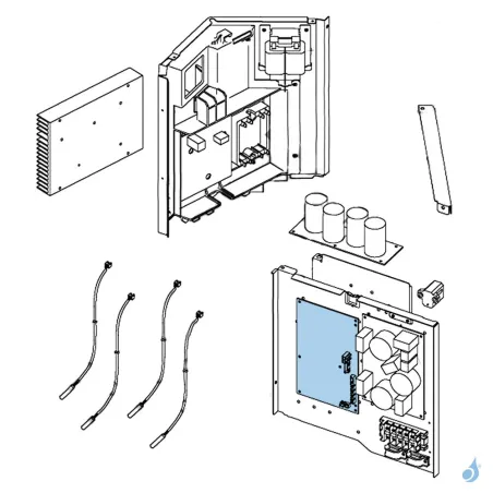 Platine Régulation pour unité extérieure Atlantic Fujitsu AOYA36LBTL Réf. 897332