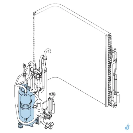 Compresseur pour unité extérieure Atlantic Fujitsu Réf. 897259