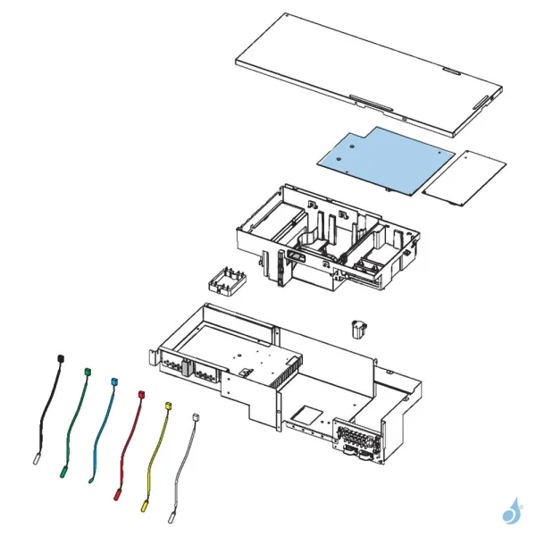 Platine Régulation pour unité extérieure Atlantic Fujitsu AOYA45LBTL Réf. 898919