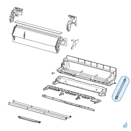 Tuyau de Condensats pour climatisation Atlantic Fujitsu Réf. 891558 2