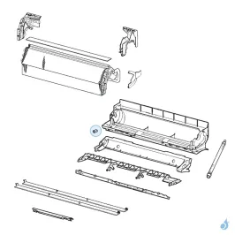 Bouchon de Condensats pour climatisation Atlantic Fujitsu Réf. 898106 2