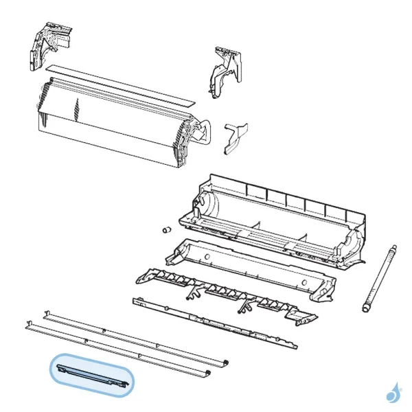 Platine IR pour climatisation Atlantic Fujitsu Réf. 891245
