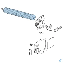 Turbine pour climatisation murale Atlantic Fujitsu Réf. 899747 2