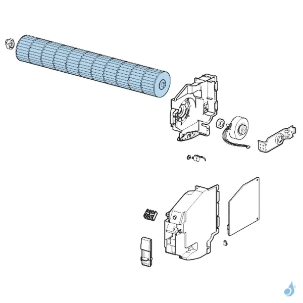 Turbine pour climatisation murale Atlantic Fujitsu Réf. 899747