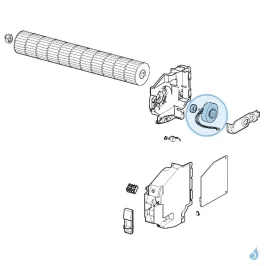Moteur Ventilation pour climatisation murale Atlantic Fujitsu Réf. 891242 2
