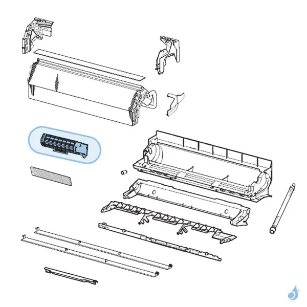 Purificateur d'air pour climatisation Atlantic Fujitsu ASYB09/12/18LDC Réf. 891754