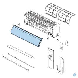 Façade Avant pour climatisation Atlantic Fujitsu LECA Réf. 898801 2