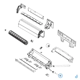Moteur Volet complet pour climatisation Atlantic Fujitsu LECA Réf. 898790 2
