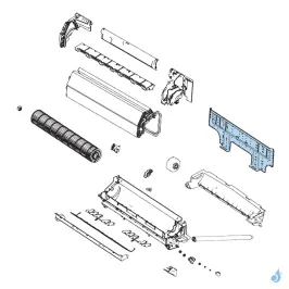Support Mural pour climatisation murale Atlantic Fujitsu LECA Réf. 898177 2
