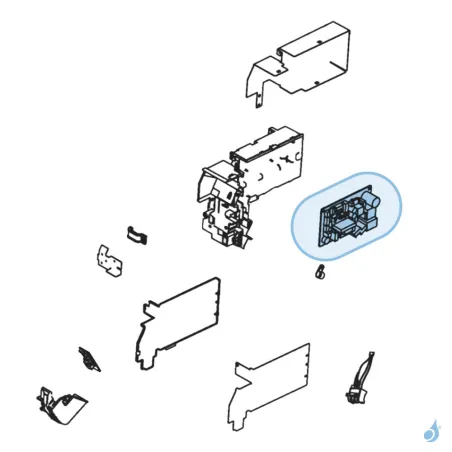 Platine Régulation pour climatisation murale Atlantic Fujitsu ASYG12LECA Réf. 898793
