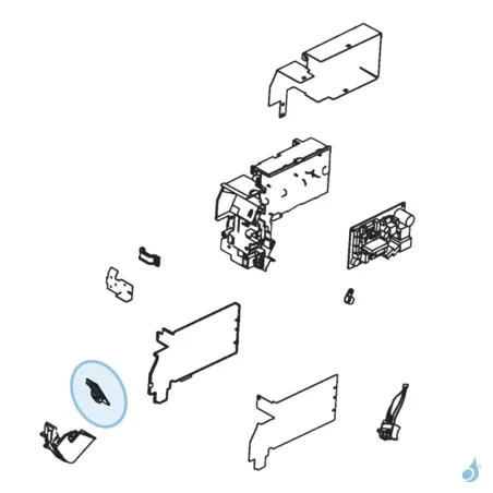 Platine IR pour climatisation murale Atlantic Fujitsu LECA LJCA Réf. 898548