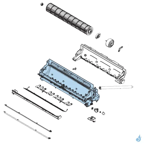 Bac à Condensats pour climatisation Atlantic Fujitsu LJCA LECA Réf. 898541