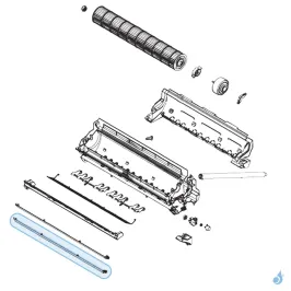 Volet Haut pour climatisation murale Atlantic Fujitsu LJCA LECA Réf. 898543 2