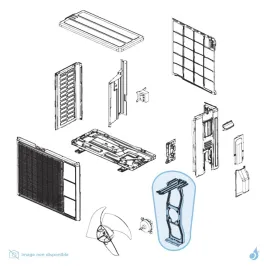 Support Moteur pour unité extérieure Atlantic Fujitsu Réf. 898351